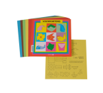 Carton à plier carré 16x16cm 105g assorti 40 feuilles