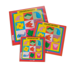 Carton à plier carré 16x16cm 105g assorti 40 feuilles