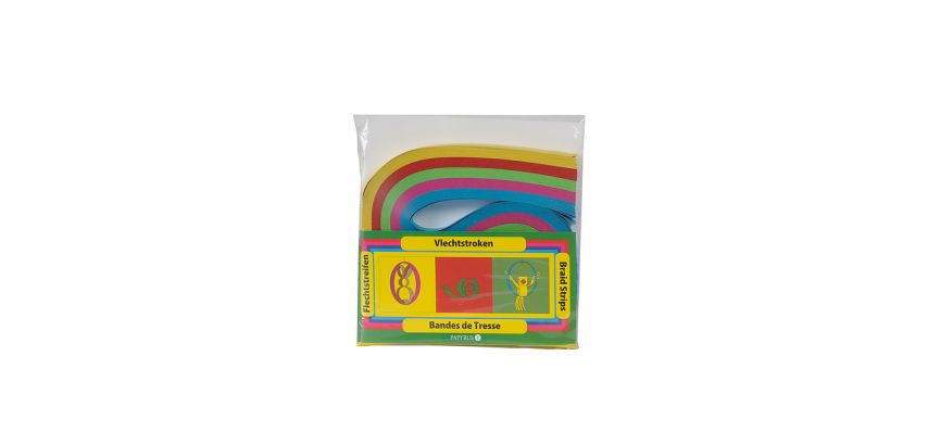 Kreatief Braiding Paper 1.5x48cm Assorted 200 Pieces