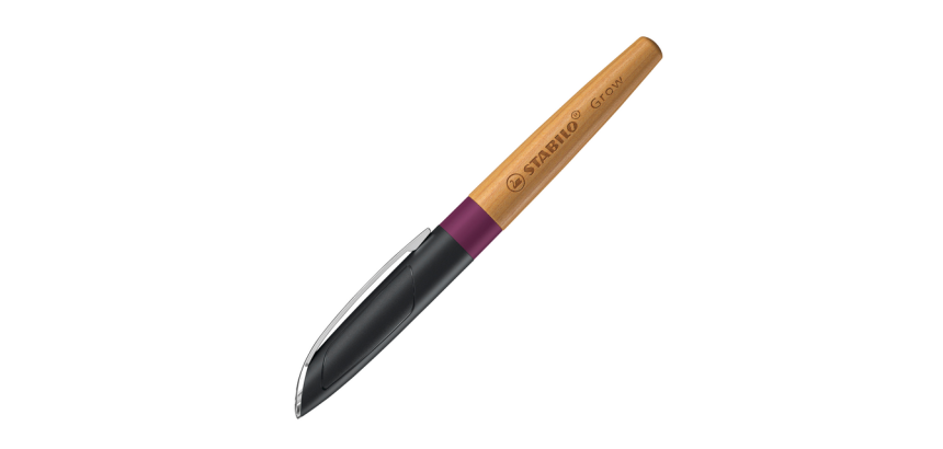 Stylo plume STABILO Grow prune rouge/cerise