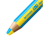 Crayon STABILO 882 Woody 3-en-1 Duo étui 10 pièces + taille-crayon