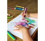 Crayon STABILO 882 Woody 3-en-1 Duo étui 10 pièces + taille-crayon