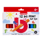 Feutre Bruynzeel Kids Big point blister 12 couleurs