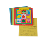 Quadratischer Faltkarton 12x12 cm 65 g sortiert 90 Blätter