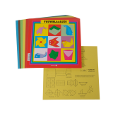 Carton à plier carré 20x20cm 65g assorti 90 feuilles