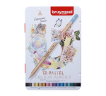 Crayon de couleur Bruynzeel Expression boîte 12 couleurs pastel