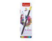 Kleurpotlood Bruynzeel Expression blik à 6 neonkleuren