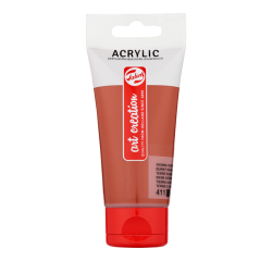 Peinture acrylique Talens Art Creation 411 Terre de sienne brûlée tube 75ml