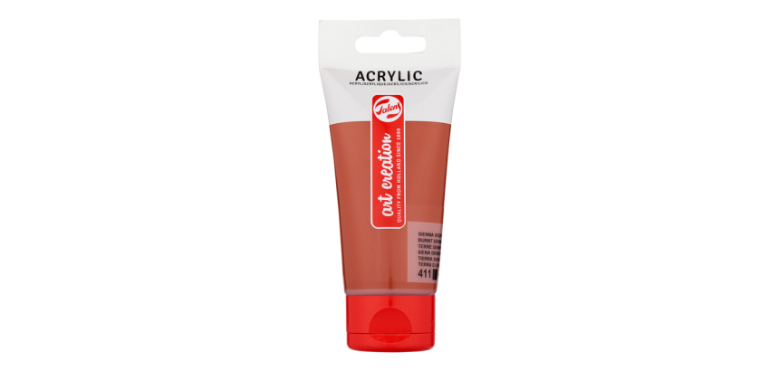 Talens Art Creation Acrylic Paint 411 Burnt Sienna Tube 75ml