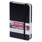 Schetsboek Talens Art Creation 80 witte vellen 140gr 90x140mm zwart