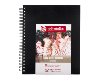 Carnet de croquis Talens Art Creation spirale 210x280mm 110g 80 feuilles noir