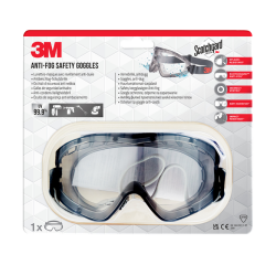 Lunette-masque 3M Anti-fog Safety résistant aux rayures