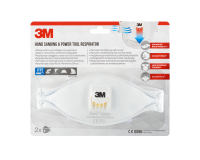 Masque de protection 3M Aura ponçage 9322 FFP2 avec valve 2 pièces