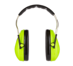 Casque anti bruit 3M Peltor pour enfant H510AK (87-98 db) vert néon