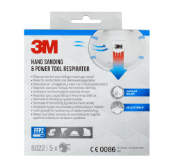 Stofmasker 3M voor schuren 8822 FFP2 met ventiel 5 stuks