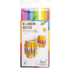 Papier de soie Folia 50x70cm 20g assorti 10 feuilles