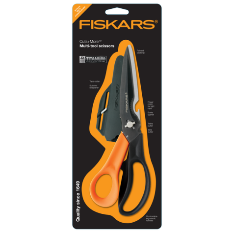 Ciseaux Fiskars 230nn Cuts & More multifonctionnel