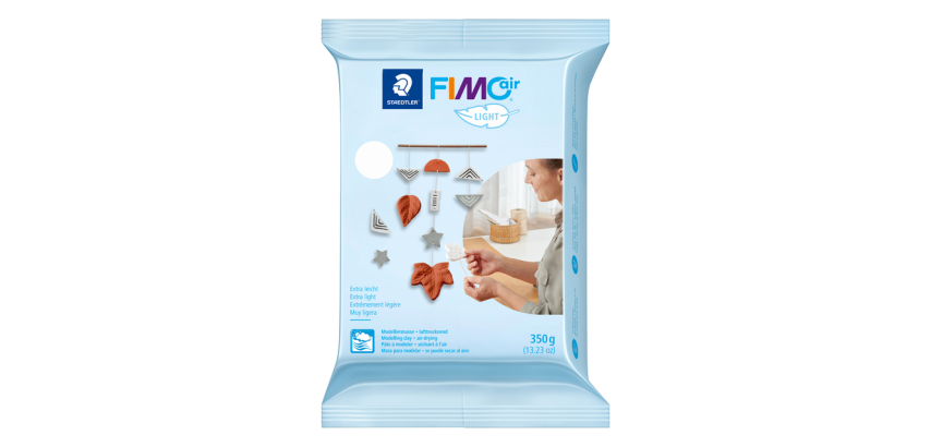 Pâte à modeler Staedtler Fimo air light 8130 350g blanc
