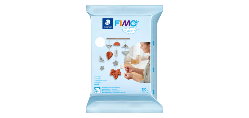 Boetseerklei Staedtler Fimo air light 8130 350 gram wit