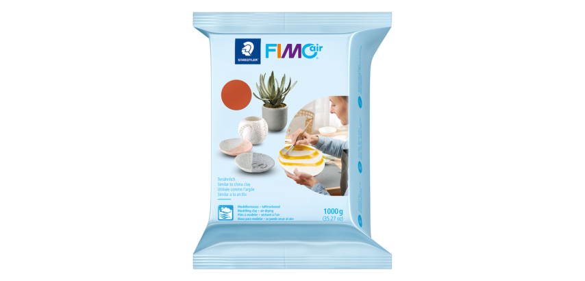 Pâte à modeler Fimo Air 1000g terra cotta