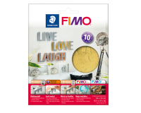 Métal en feuille Fimo 14x14cm 10 feuilles or