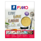 Bladmetaal Fimo 14x14cm 10vel goud