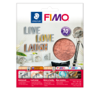 Métal en feuille Fimo 14x14cm 10 feuilles cuivre