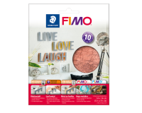 Bladmetaal Fimo 14x14cm 10vel koper