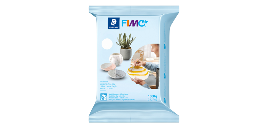 Pâte à modeler Fimo Air 1000g blanc