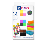 Klei Fimo effect colour pak à 12 neon kleuren