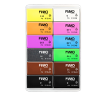 Fimo Modeling Clay Effect Color Pack 12 Neon Colors