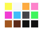 Fimo Modeling Clay Effect Color Pack 12 Neon Colors