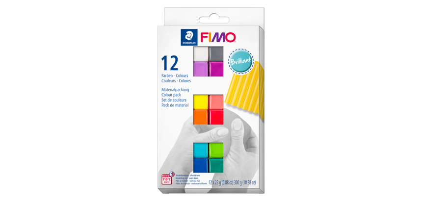 Klei Fimo soft colour pak à 12 briljante kleuren
