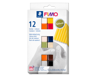 Pâte à modeler Fimo Soft Colour Pack 12 couleurs naturelles