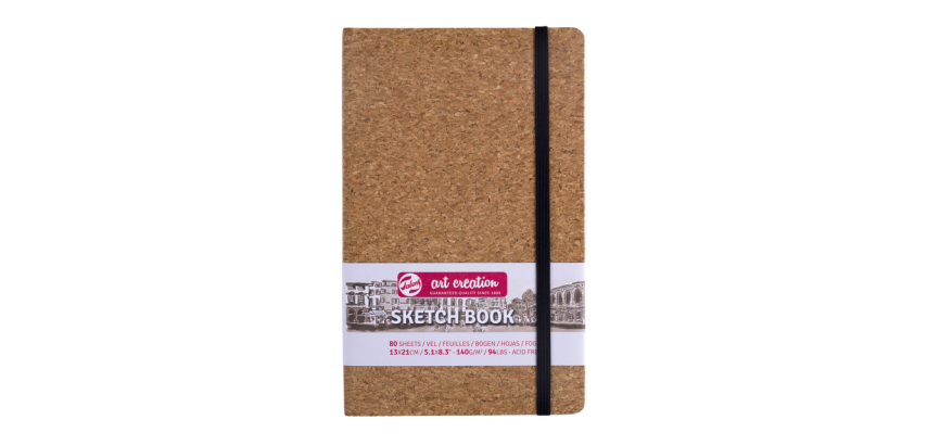 Talens Art Creation Skizzenbuch 130x210mm 140g 80 Blatt Kork