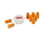 3M 1100 Earplugs 94-105db with storage case 4 pairs