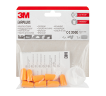 3M 1100 Earplugs 94-105db with storage case 4 pairs