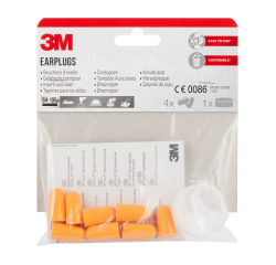 Gb_bouchons anti-bruit jetables 1100c, dans un sachet,orange