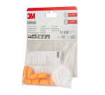 3M 1100 Earplugs 94-105db with storage case 4 pairs