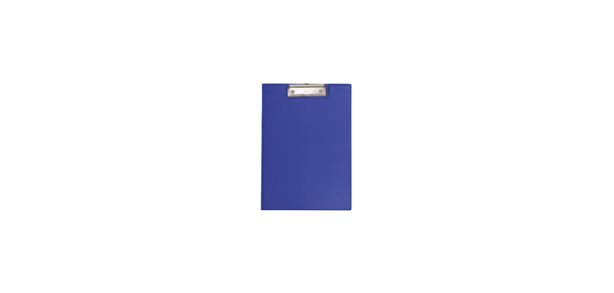 MAULpoly clipboard with flap A4 portrait PP film blue