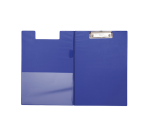 MAULpoly clipboard with flap A4 portrait PP film blue