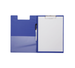 MAULpoly clipboard with flap A4 portrait PP film blue