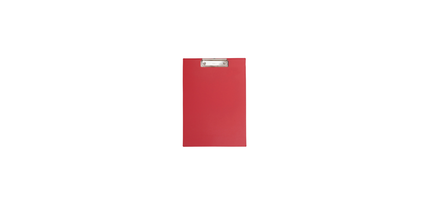 MAULpoly Klemmbrett A4 Hochformat PP-Folie rot