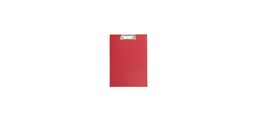 Porte-bloc MAULpoly A4 portrait film PP rouge