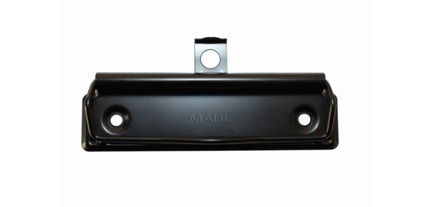 Papierklem MAUL Beugelklem staal 100mm zwart 10 stuks