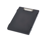 Porte-bloc avec compartiment MAULtred A4 portrait ouverture latérale PP noir