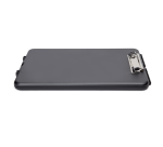 Porte-bloc avec compartiment MAULslim A4 portrait ouverture petit côté PP noir