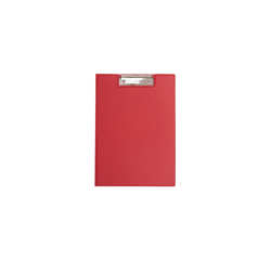 Porte-bloc à rabat MAULpoly A4 portrait film PP rouge