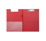 Porte-bloc à rabat MAULpoly A4 portrait film PP rouge