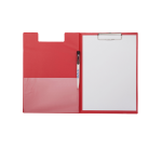 Porte-bloc à rabat MAULpoly A4 portrait film PP rouge